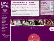 Tablet Screenshot of loveleamington.com